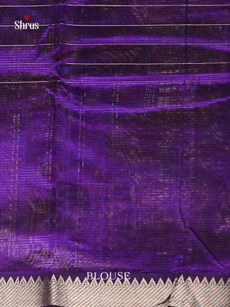 Violet(Single Tone)- Mangalagiri silkcotton Saree