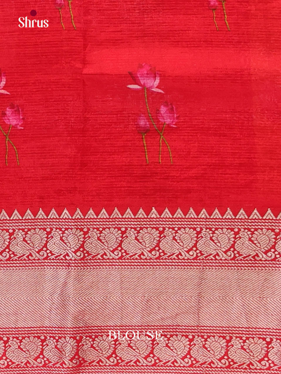 DIS26367 - Mangalagiri printed silkcotton Saree - Shop on Shrus.com
