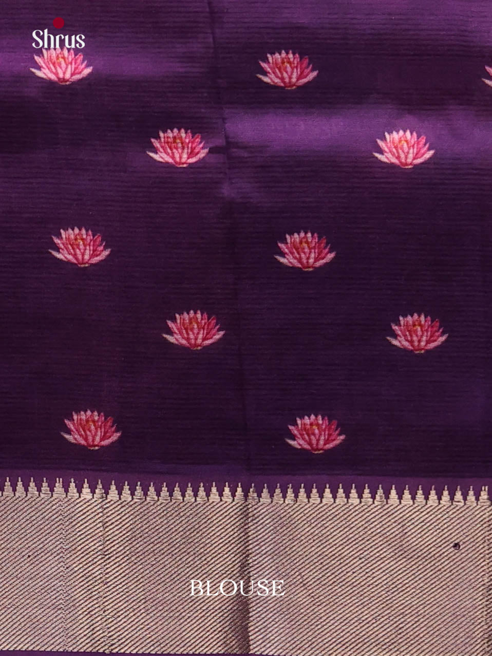 DIS26375 - Mangalagiri printed silkcotton Saree - Shop on Shrus.com