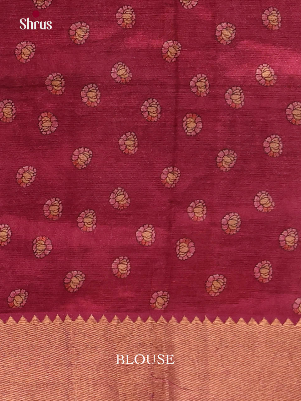 DIS26383 - Mangalagiri printed silkcotton Saree - Shop on Shrus.com