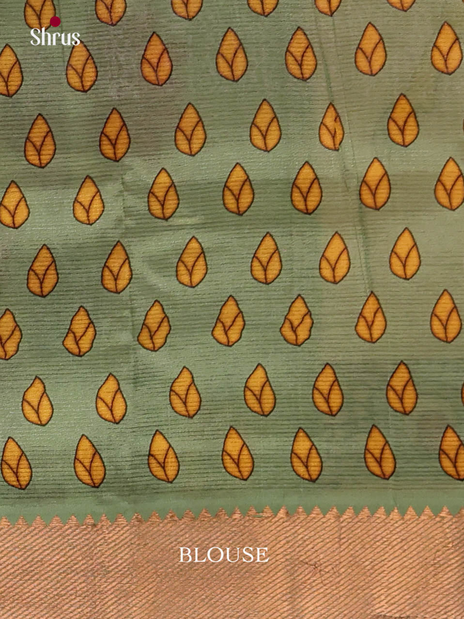 DIS26396 - Mangalagiri printed silkcotton Saree - Shop on Shrus.com