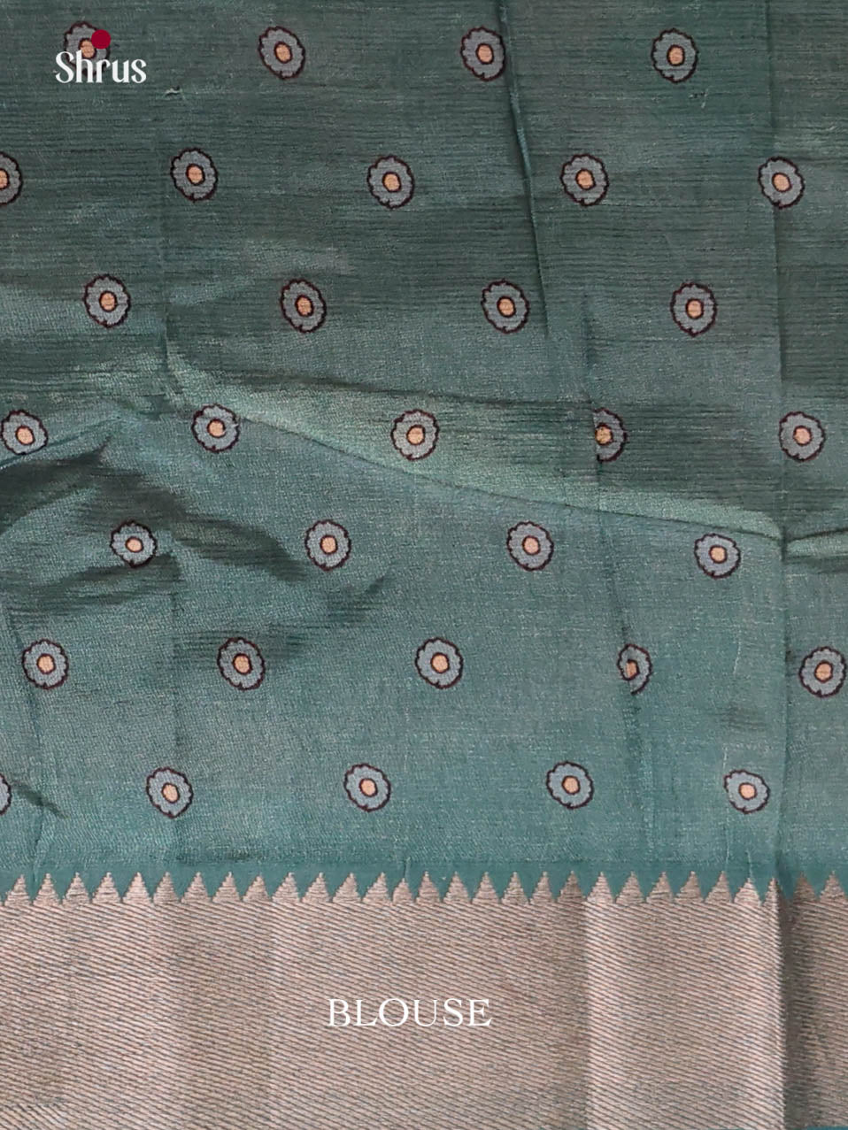 DIS26397 - Mangalagiri printed silkcotton Saree - Shop on Shrus.com