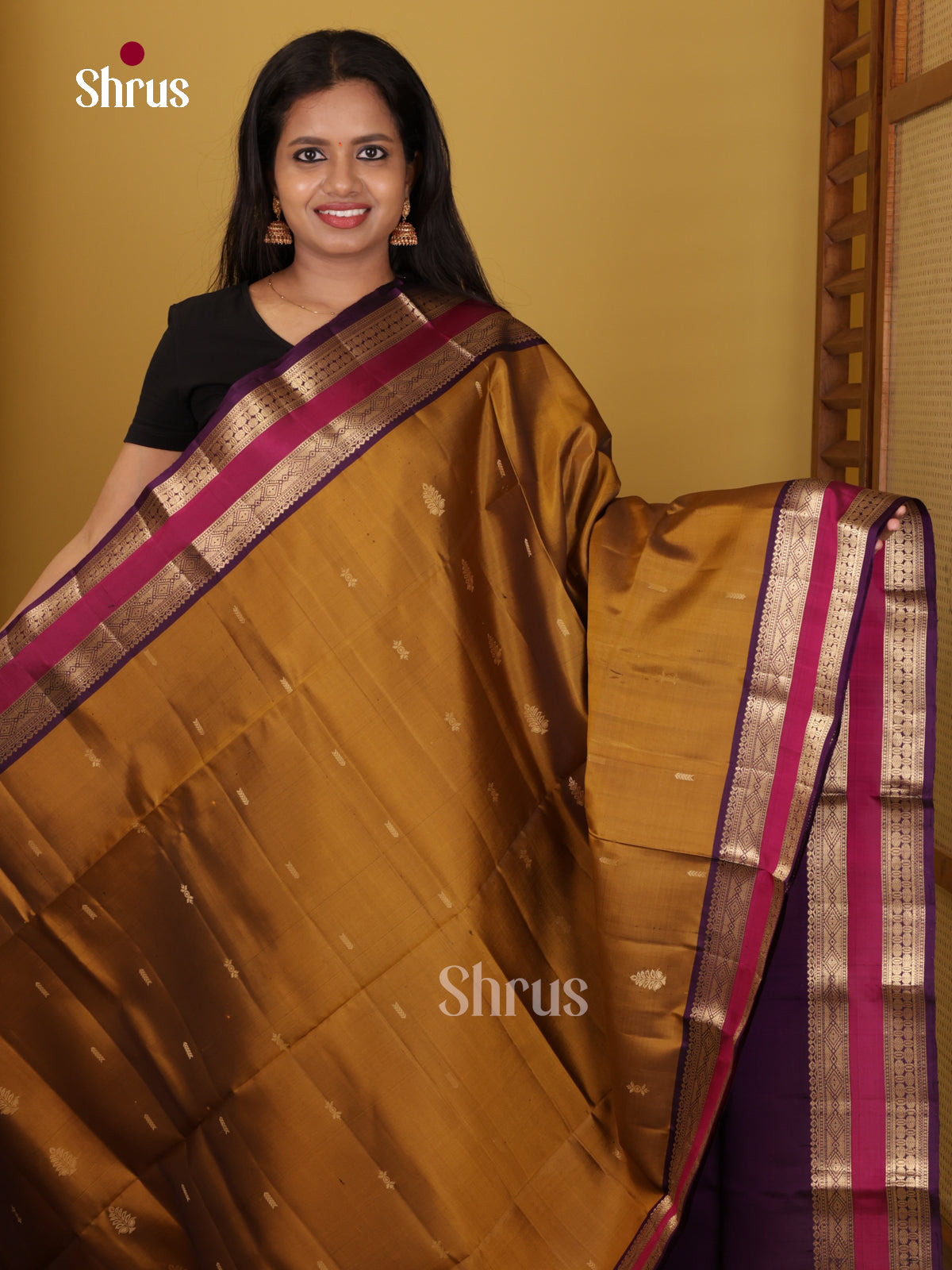 DIS26553 - Kanchipuram silk (HR) Saree - Shop on Shrus.com