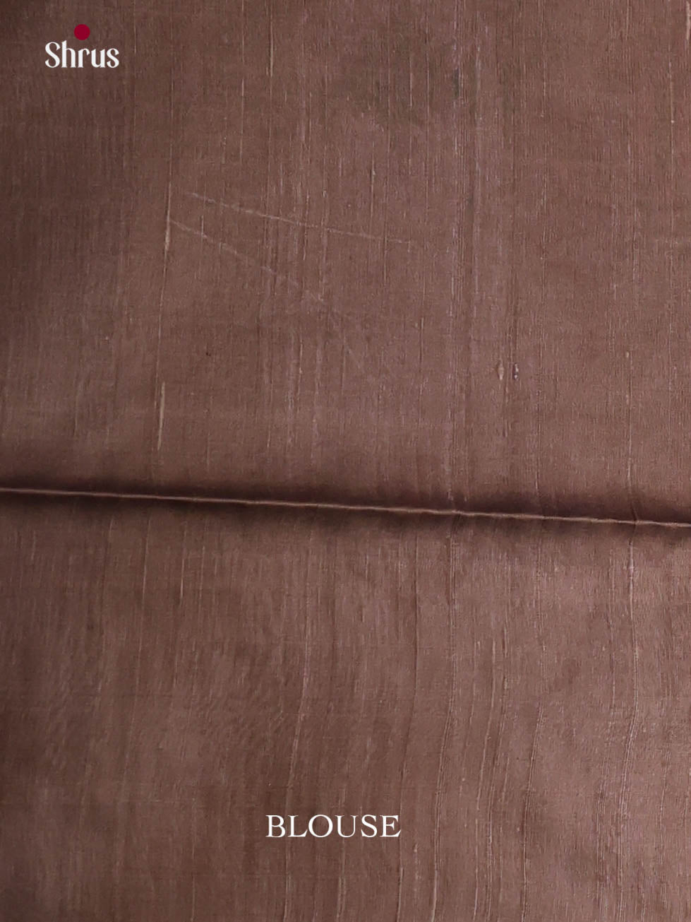 Brown(Single Tone) - Raw Silk Saree