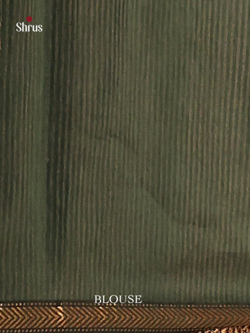 Green(Single tone)- Maheshwari silkcotton Saree - Shop on Shrus.com