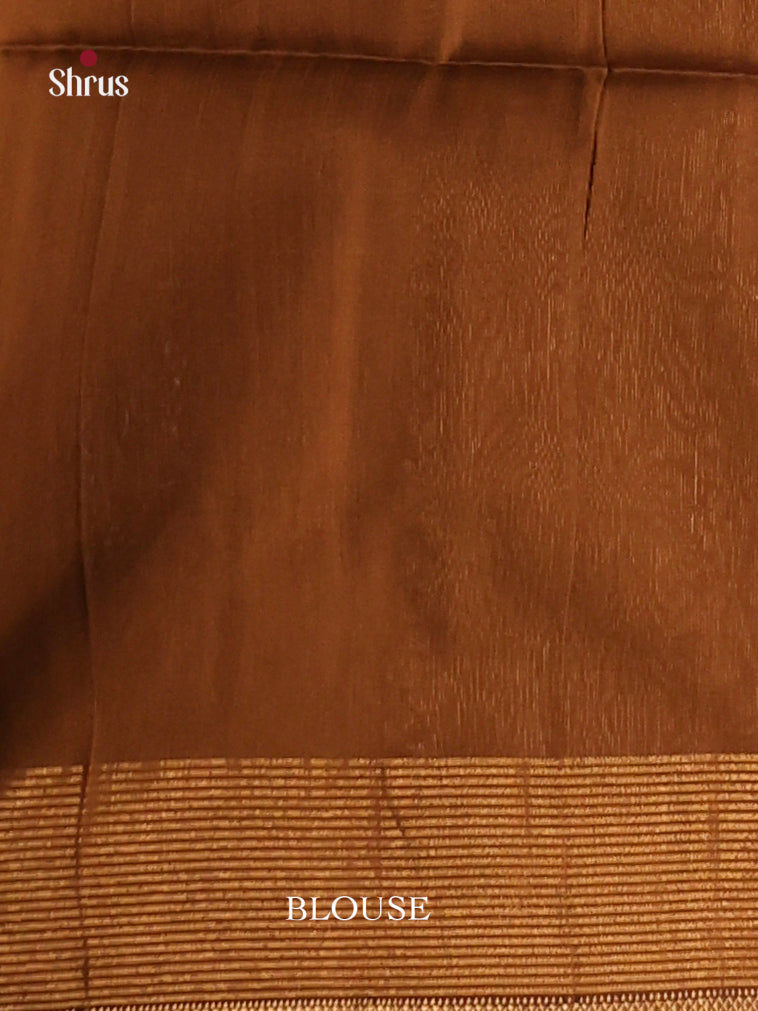 Honey(Single Tone) - Maheshwari silkcotton Saree - Shop on Shrus.com