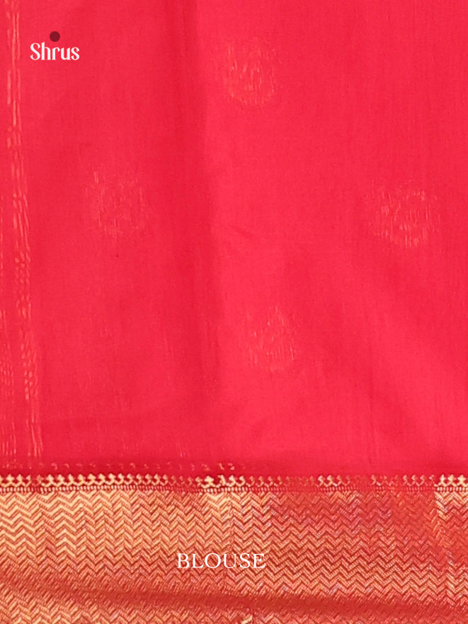 Pink - Maheshwari silkcotton Saree - Shop on Shrus.com