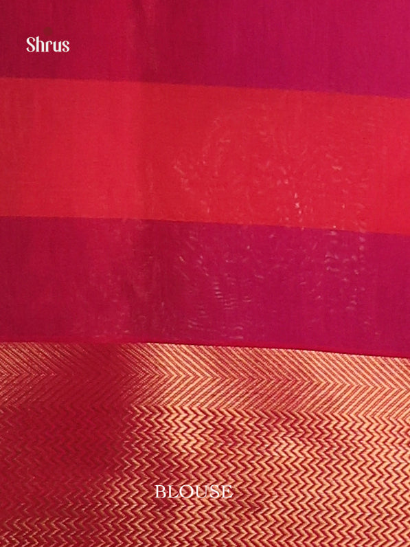 DIS27514 - Maheshwari silkcotton Saree - Shop on Shrus.com