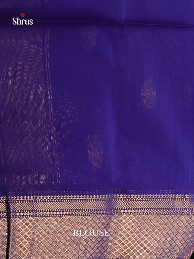 Green & Blue - Maheshwari silkcotton Saree - Shop on Shrus.com