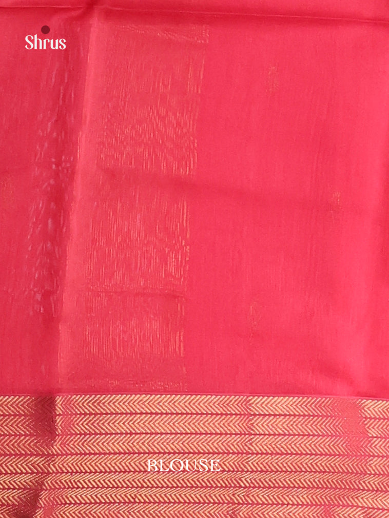 Pink(Single Tone)- Maheshwari silkcotton Saree - Shop on Shrus.com
