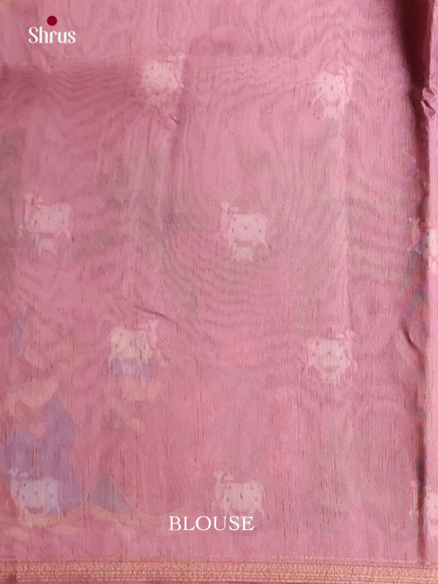 DIS29015 - Semi Chanderi Saree - Shop on Shrus.com