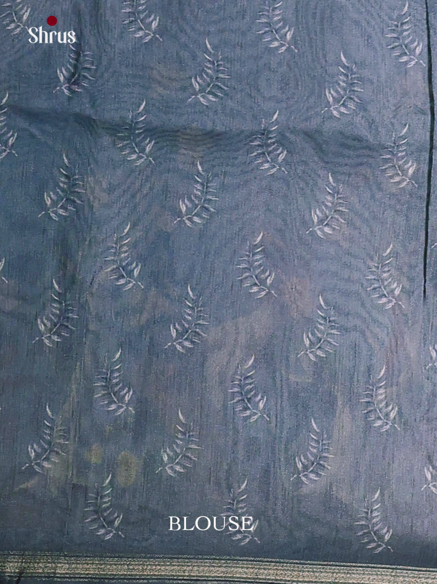 Blue- Semi Chanderi Saree