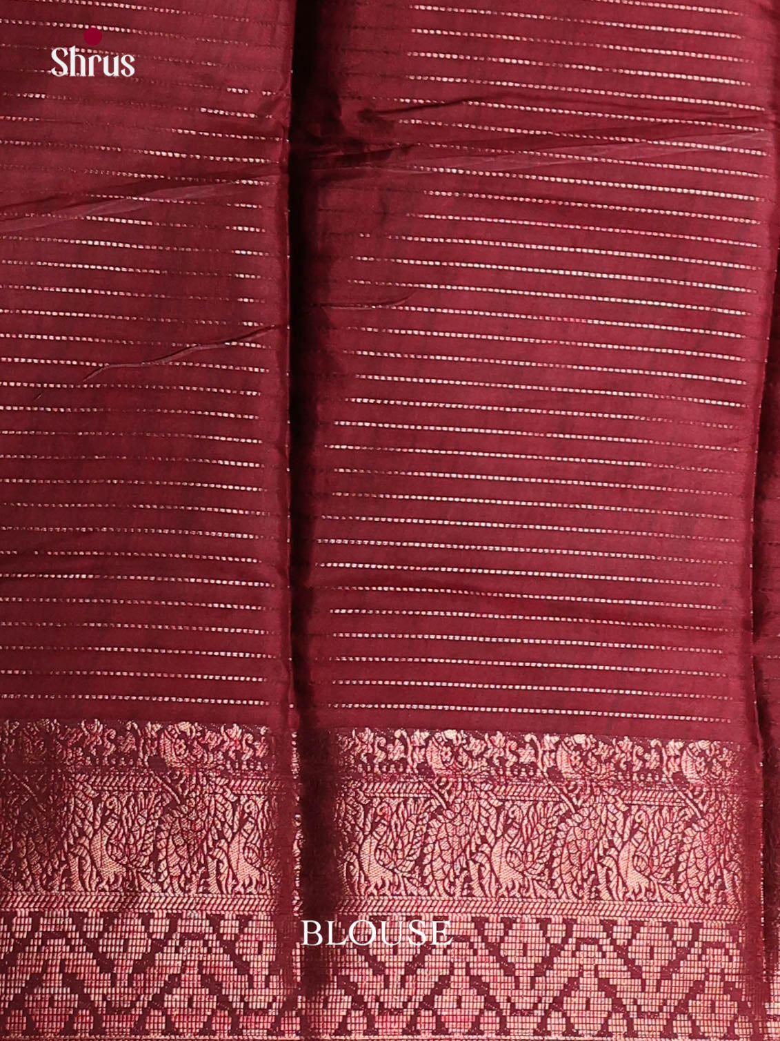 Grey & Maroon - Semi Dola silk Saree