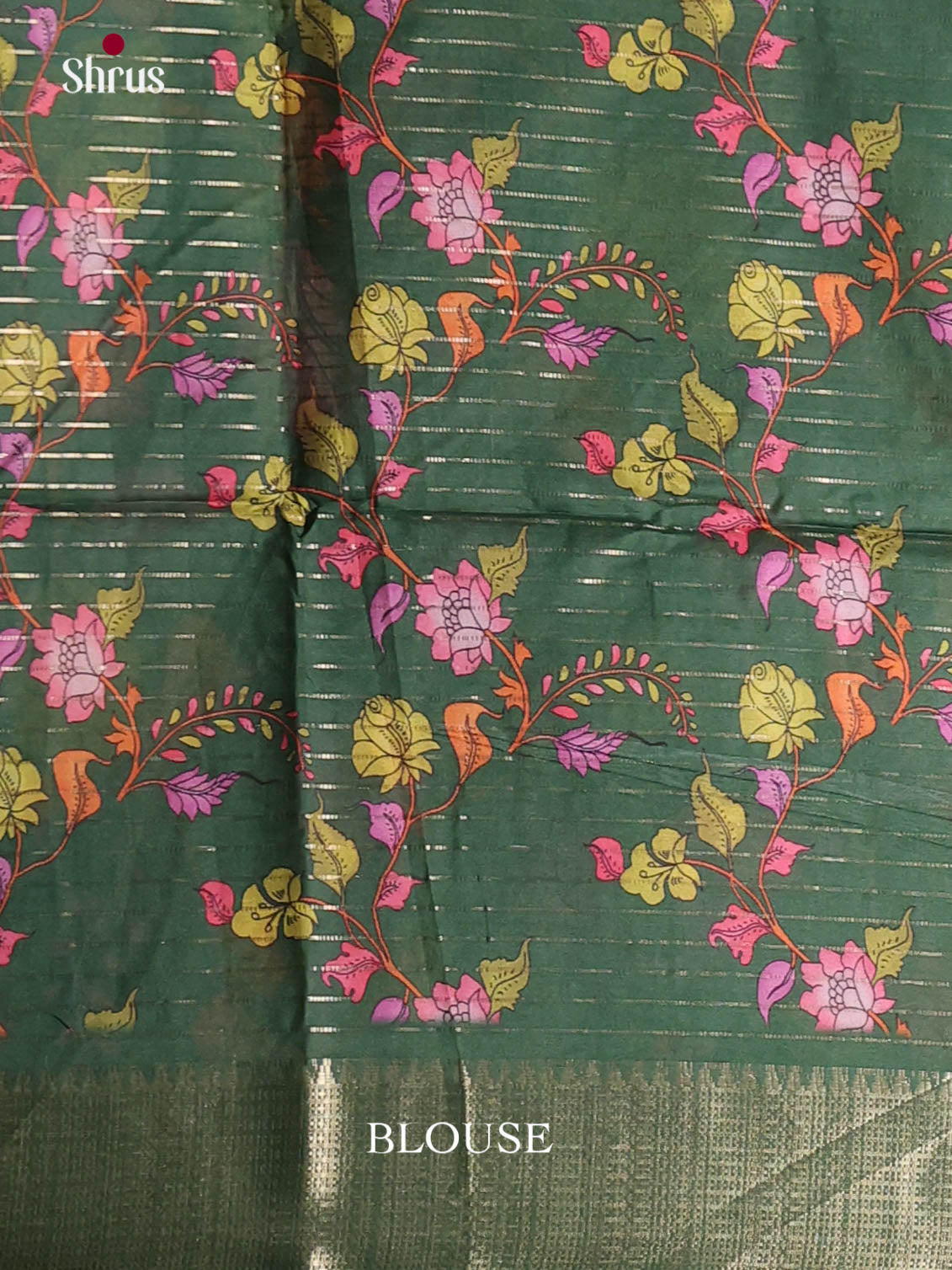 Purple & Green - Semi Dola silk Saree