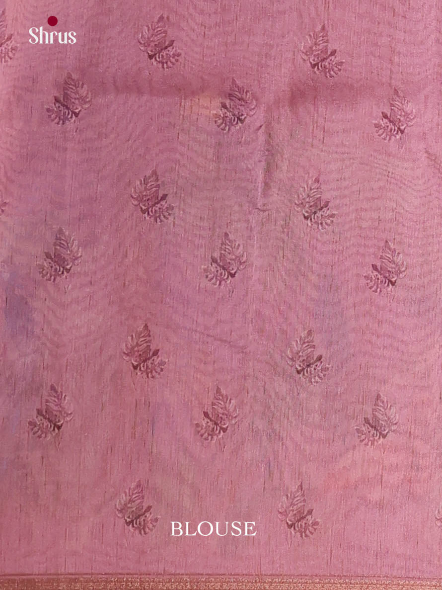 Onion Pink - Semi Chanderi Saree - Shop on Shrus.com