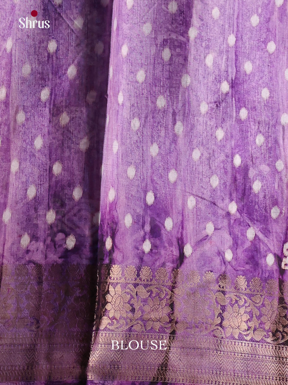 Purple - Semi Dola silk Saree