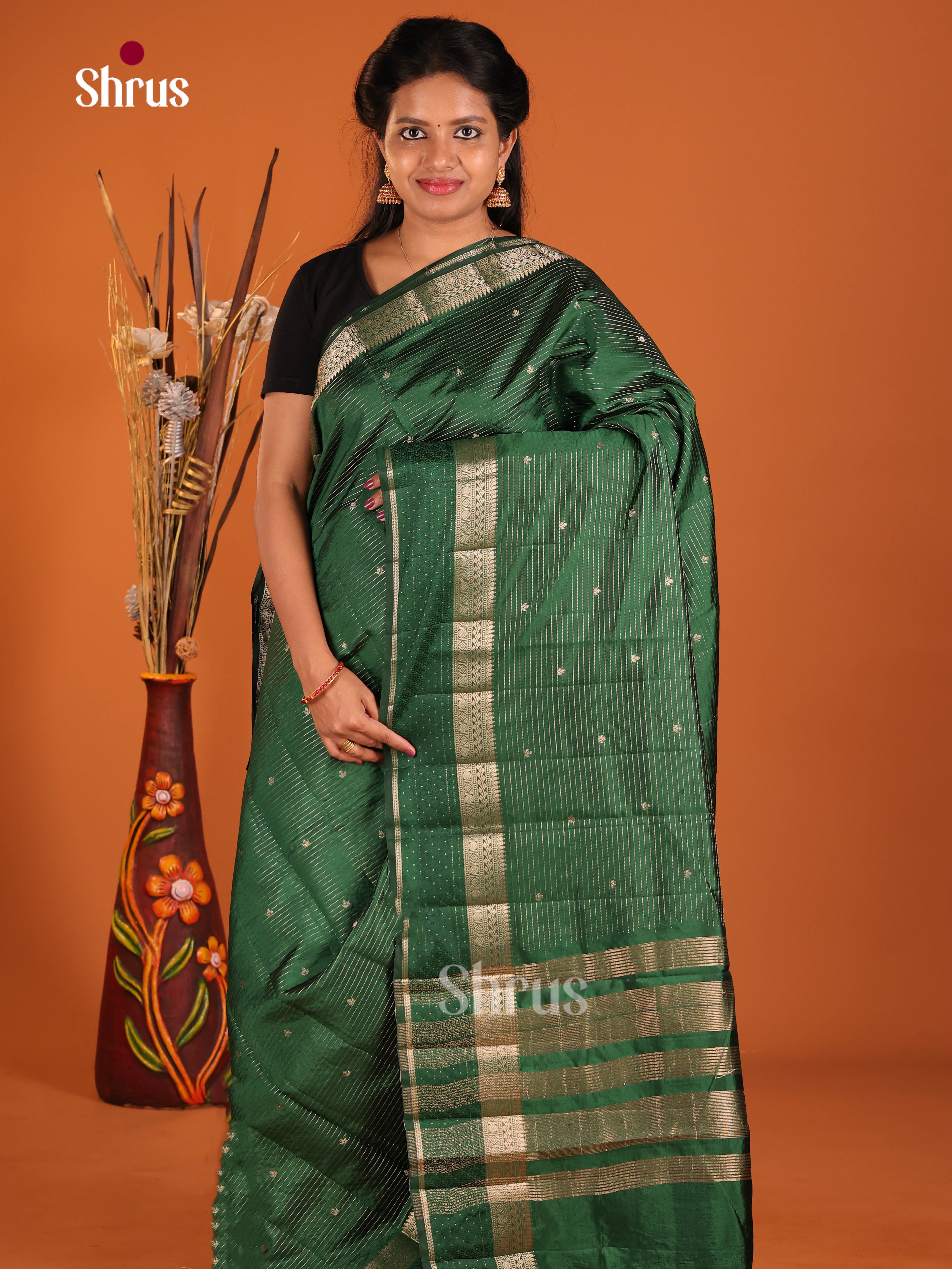 DIS30003 - Semi Rawsilk Saree
