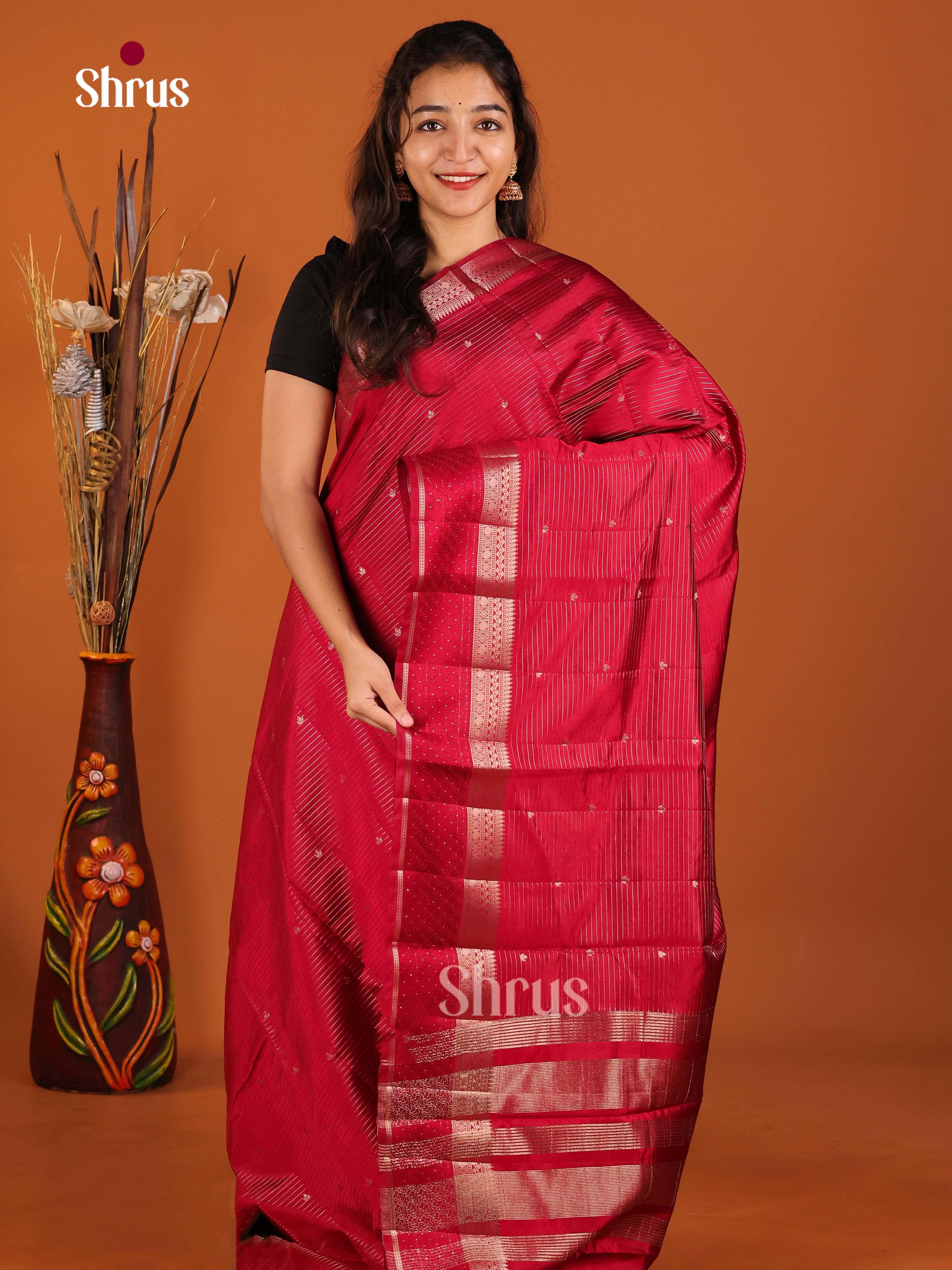 DIS30006 - Semi Rawsilk Saree