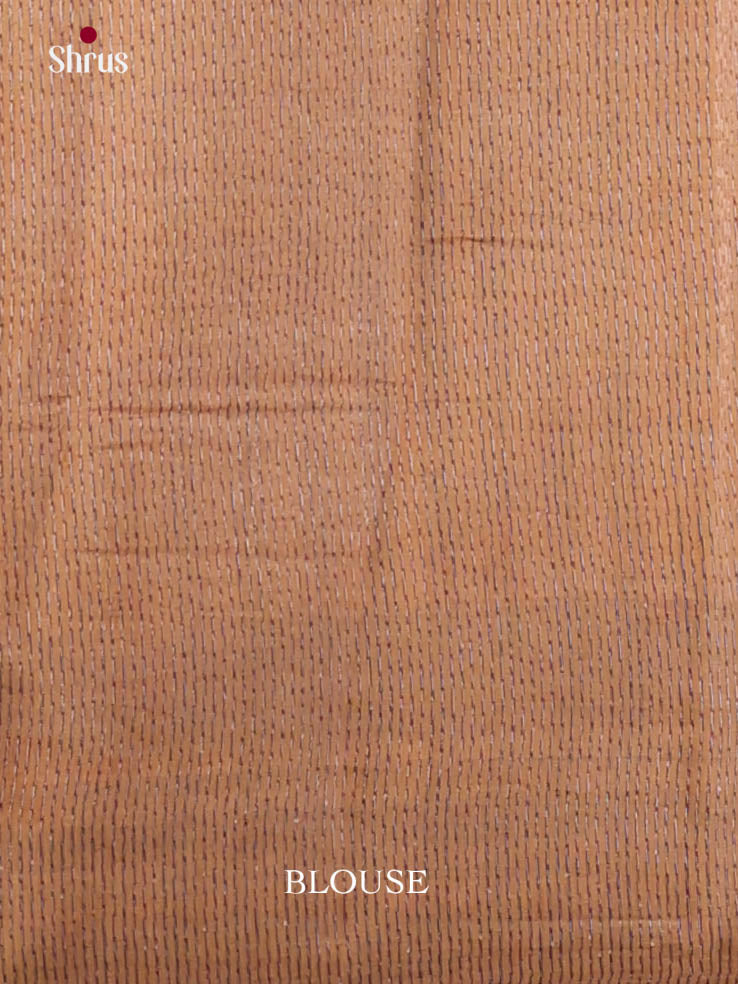 Sandal  - Semi Rawsilk Saree