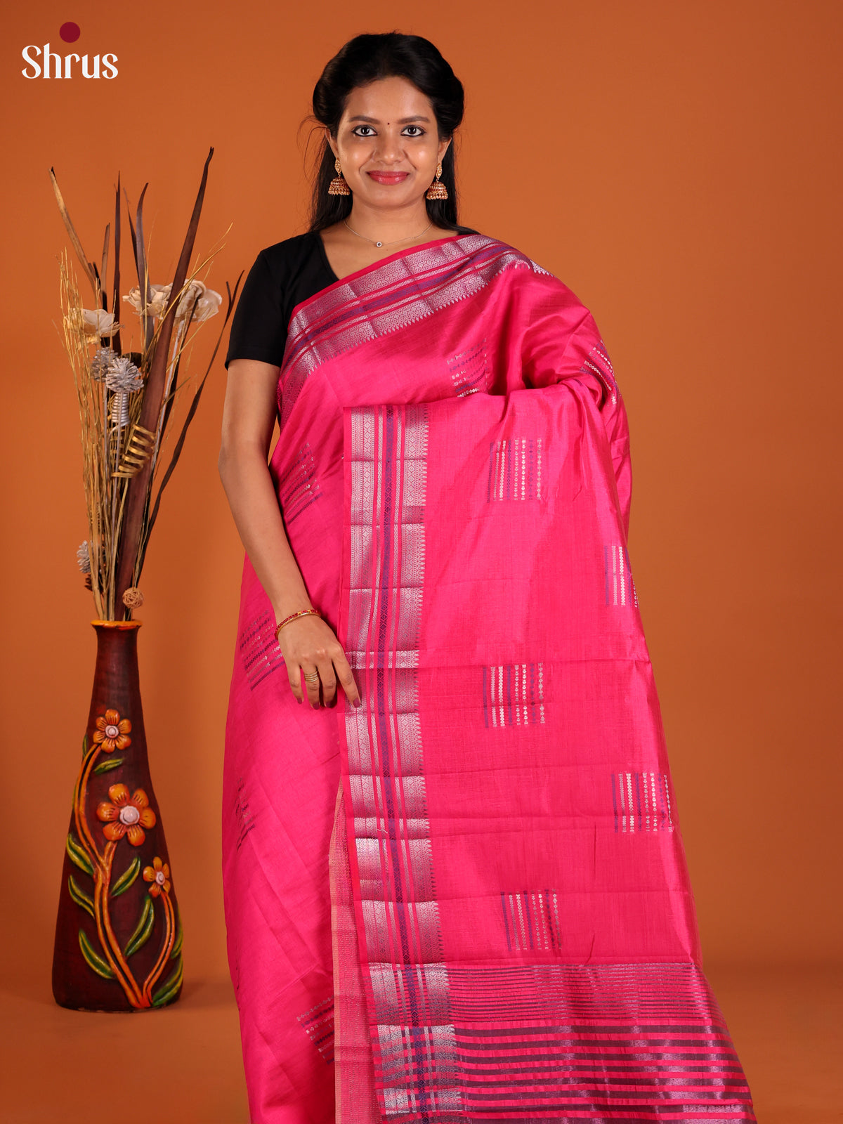 DIS30022 - Semi Rawsilk Saree