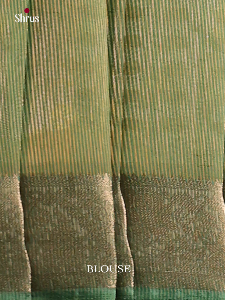 Green - Semi Rawsilk Saree