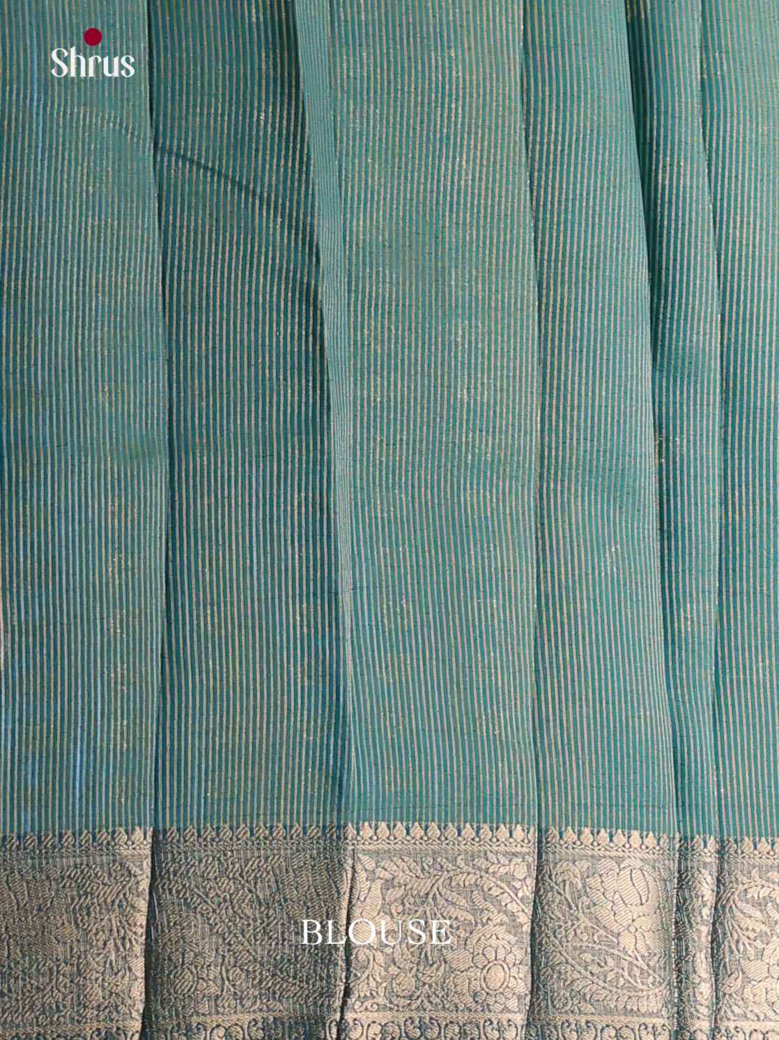 Blue - Semi Rawsilk Saree