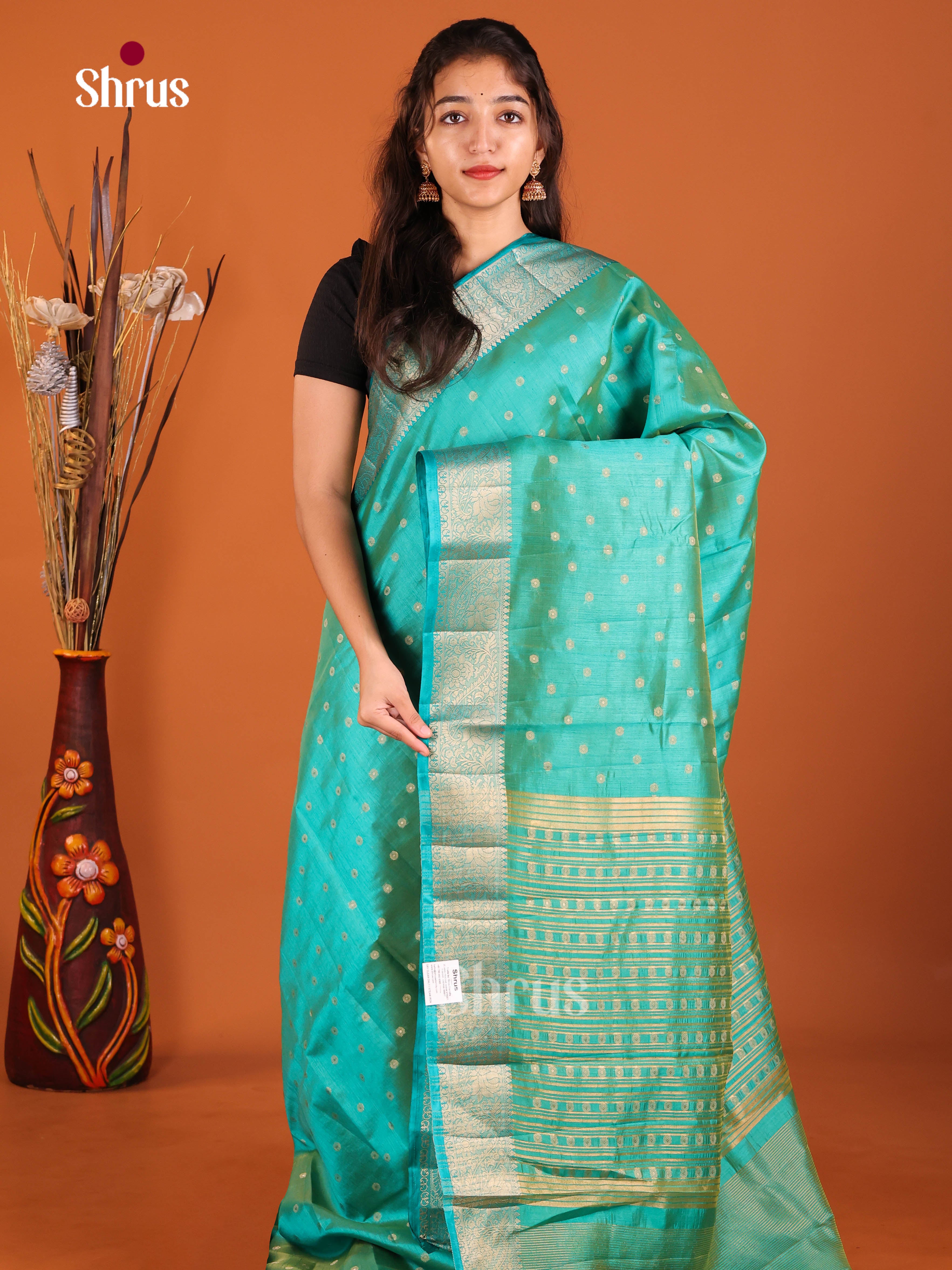 DIS30043 - Semi Rawsilk Saree