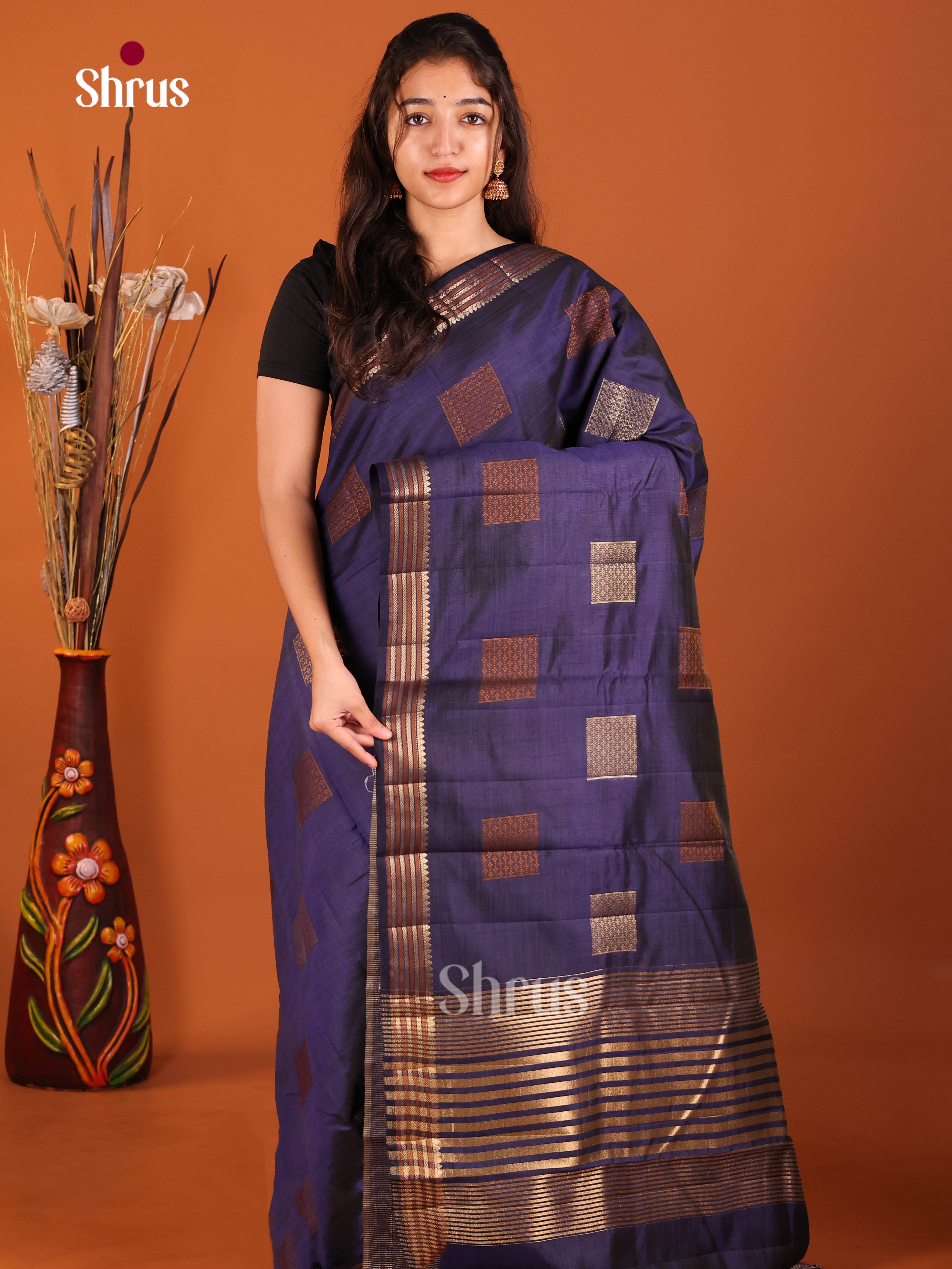 DIS30047 - Semi Rawsilk Saree
