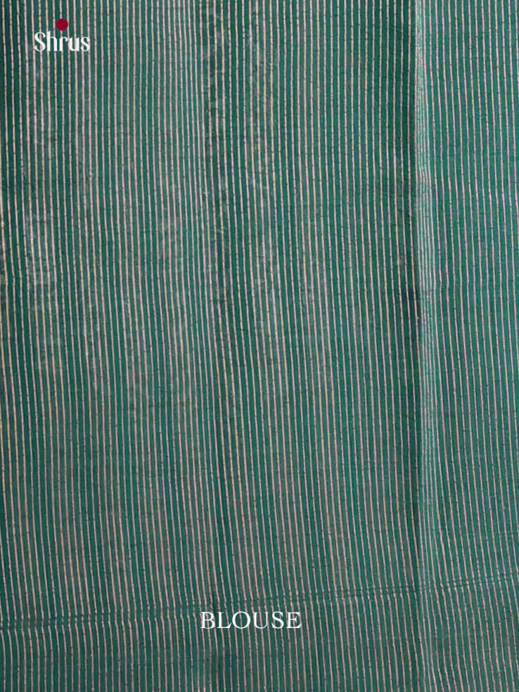 Green - Semi Rawsilk Saree