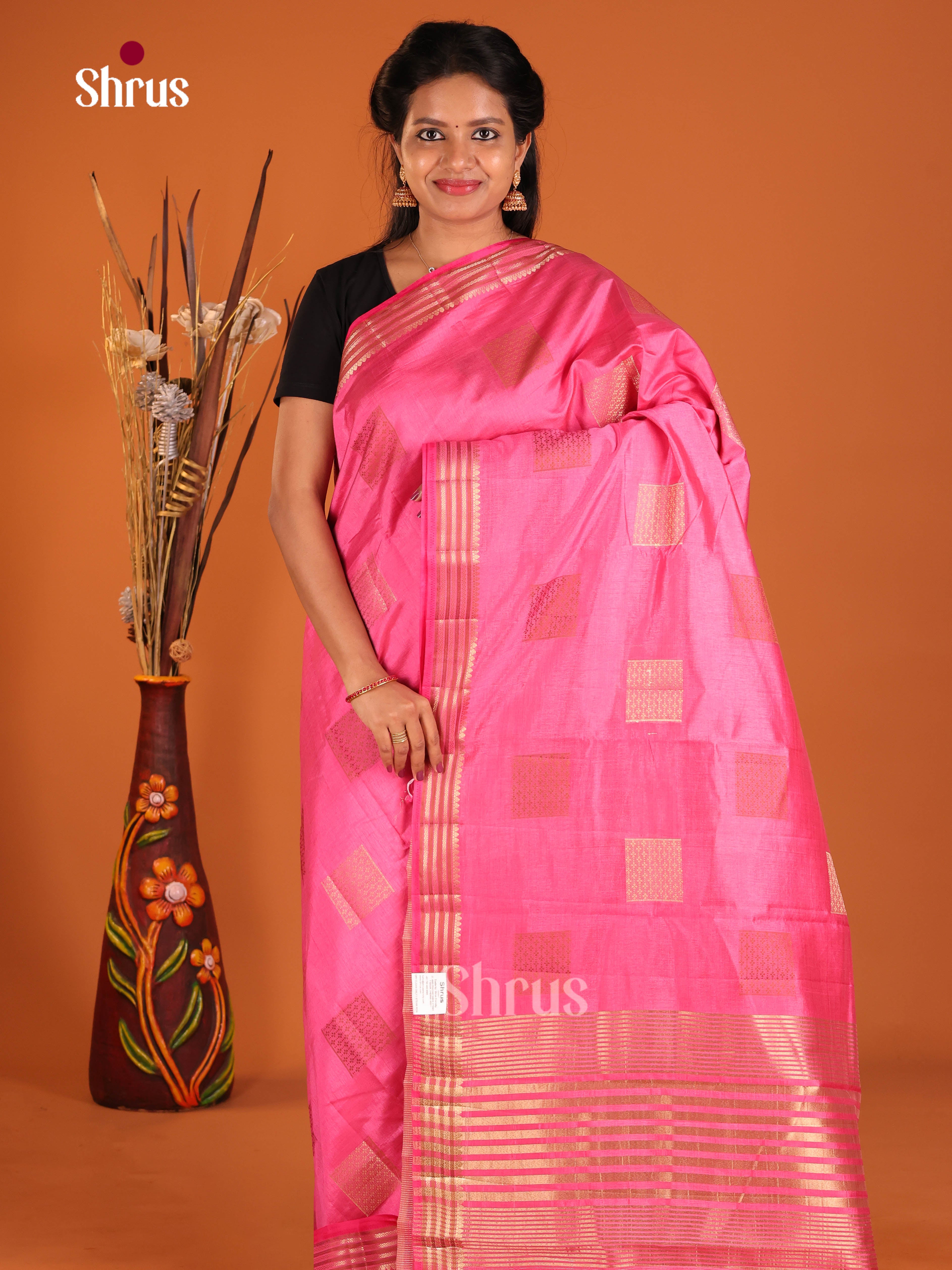 DIS30058 - Semi Rawsilk Saree