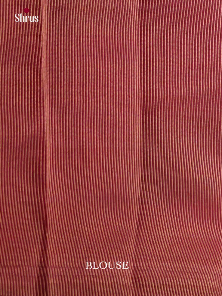 Maroon - Semi Rawsilk Saree