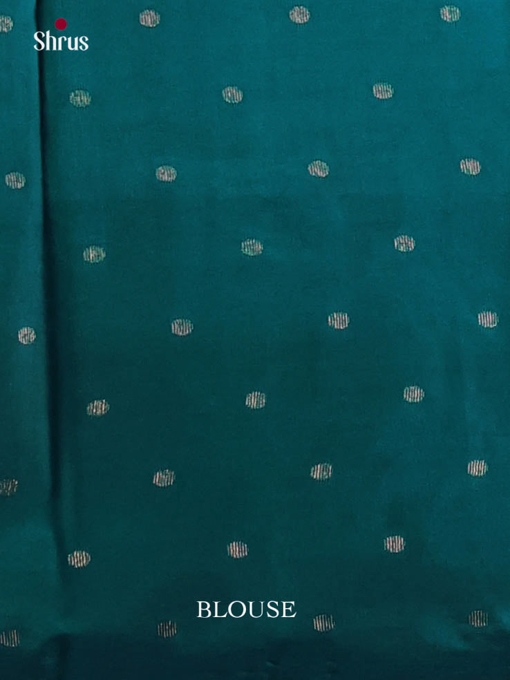 Blue - Semi Rawsilk Saree