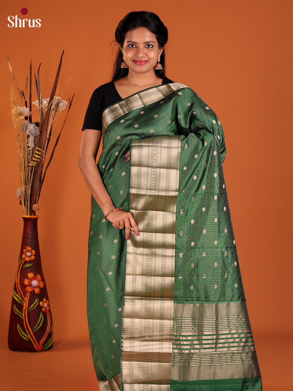 DIS30069 - Semi Rawsilk Saree
