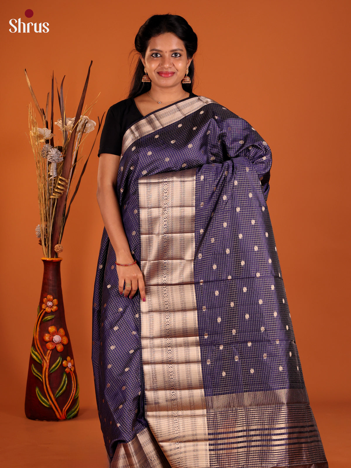 DIS30073 - Semi Rawsilk Saree