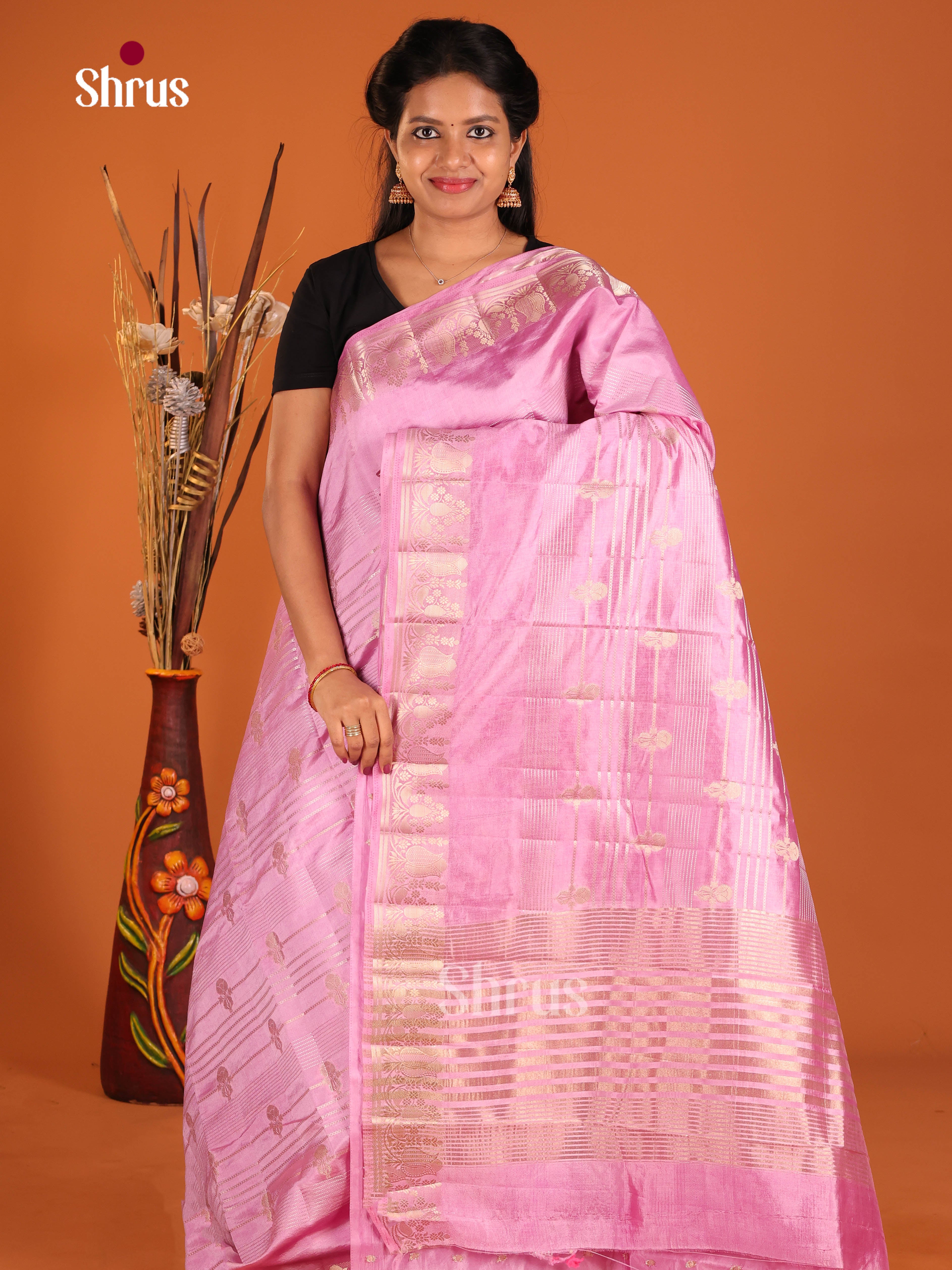 DIS30084 - Semi Rawsilk Saree