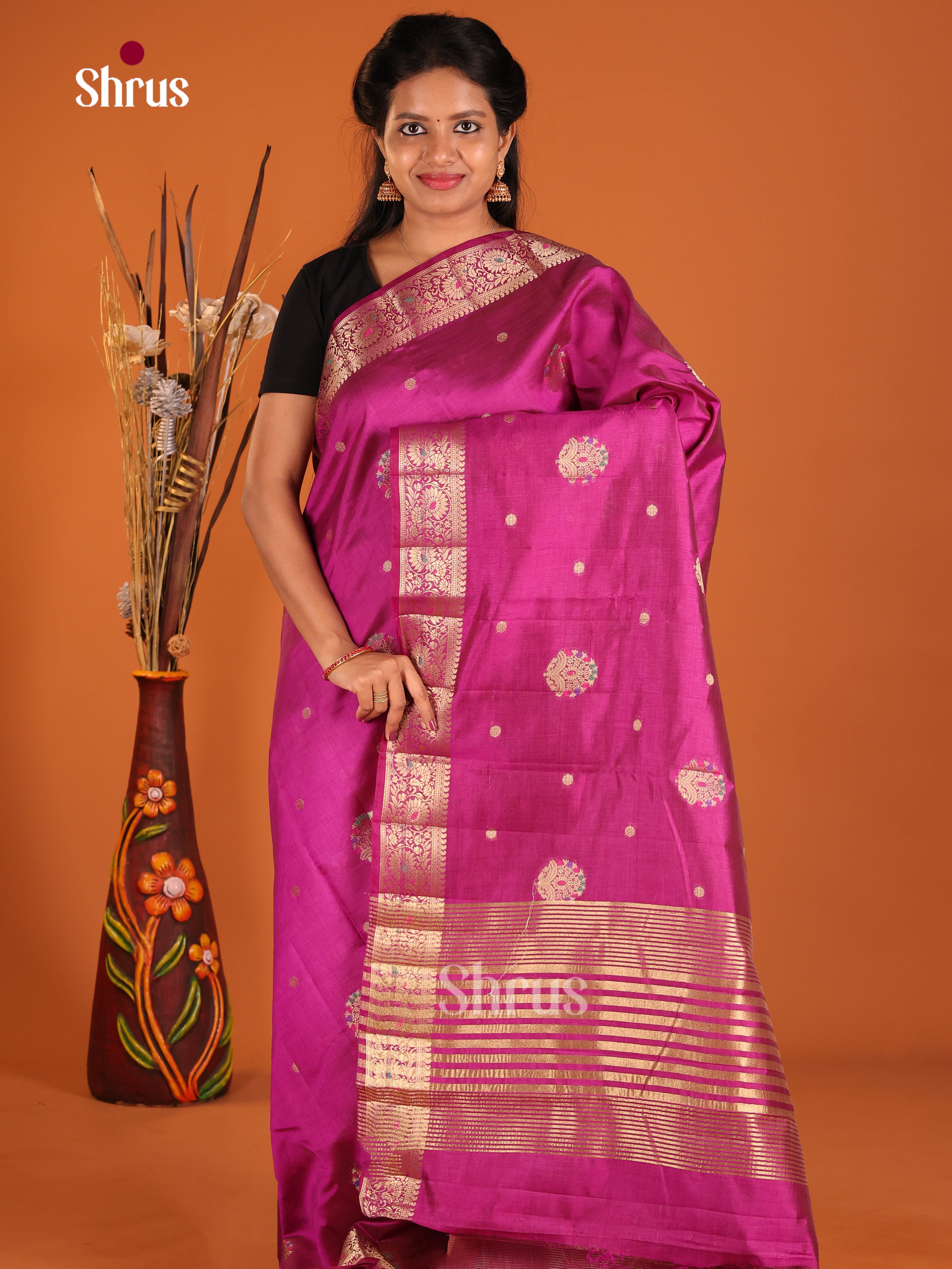 DIS30112 - Semi Rawsilk Saree