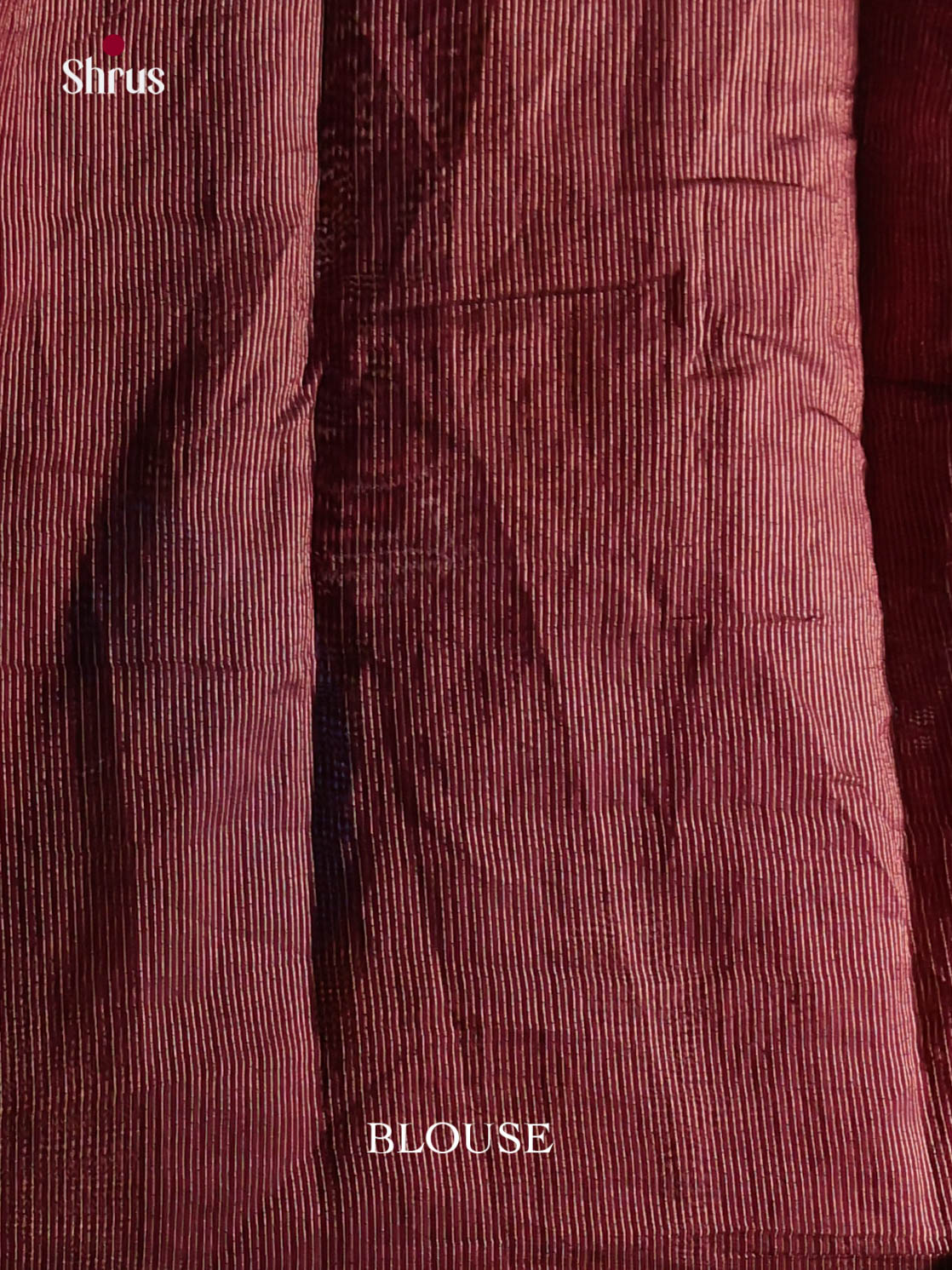 Maroon - Semi Rawsilk Saree