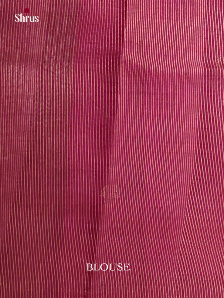 Pink- Semi Rawsilk Saree