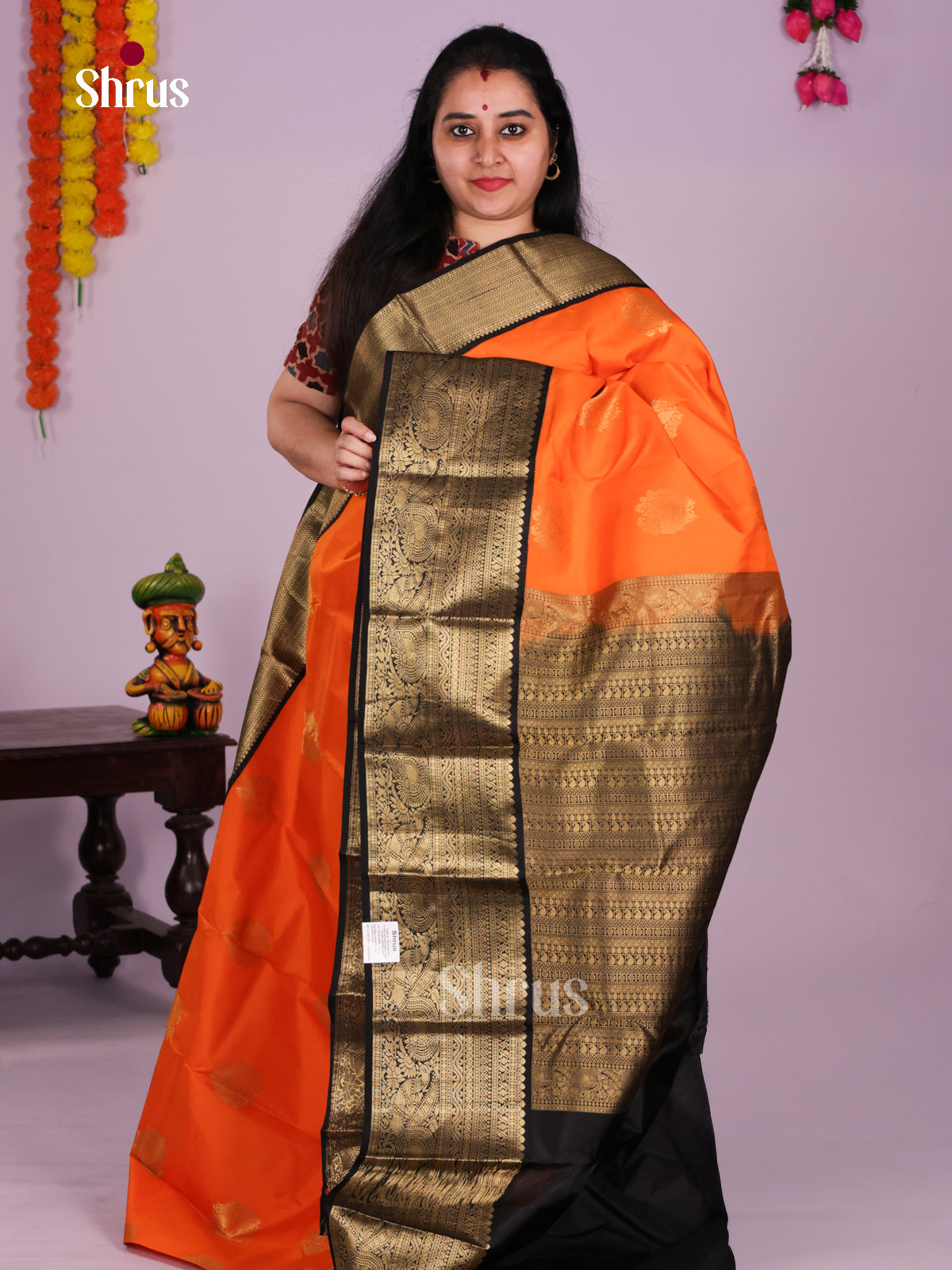 DIS30191 - Kanchipuram silk (HR) Saree - Shop on Shrus.com
