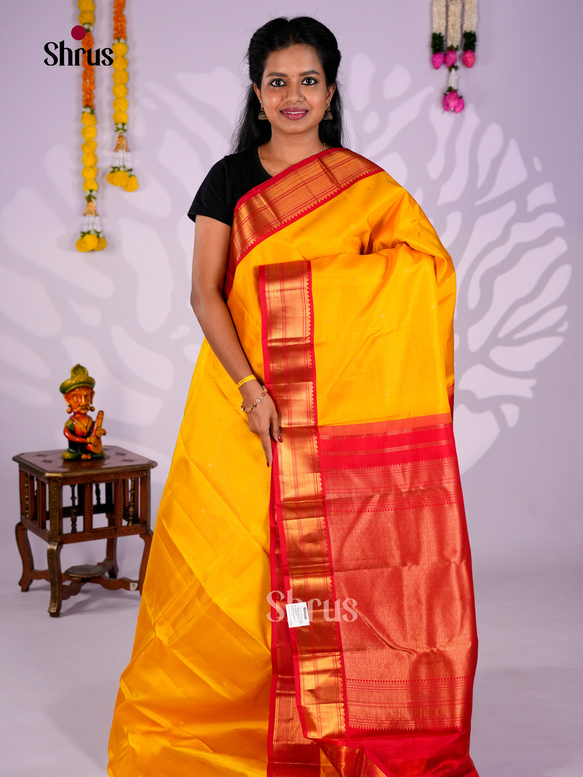 DIS30215 - Kanchipuram silk (HR) Saree - Shop on Shrus.com