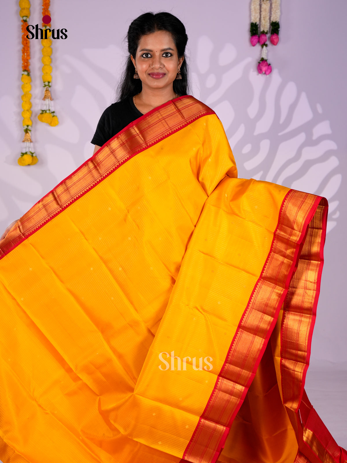 DIS30215 - Kanchipuram silk (HR) Saree - Shop on Shrus.com