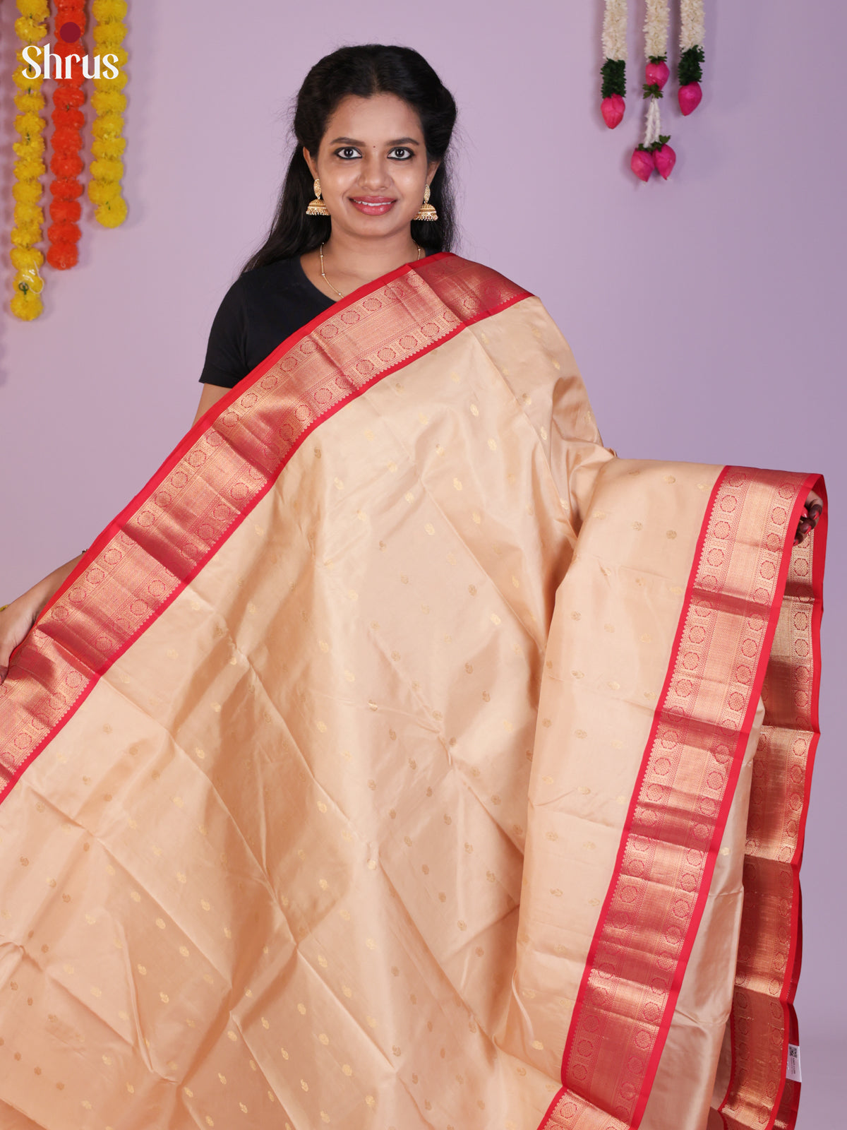 DIS30254 - Kanchipuram silk (HR) Saree - Shop on Shrus.com
