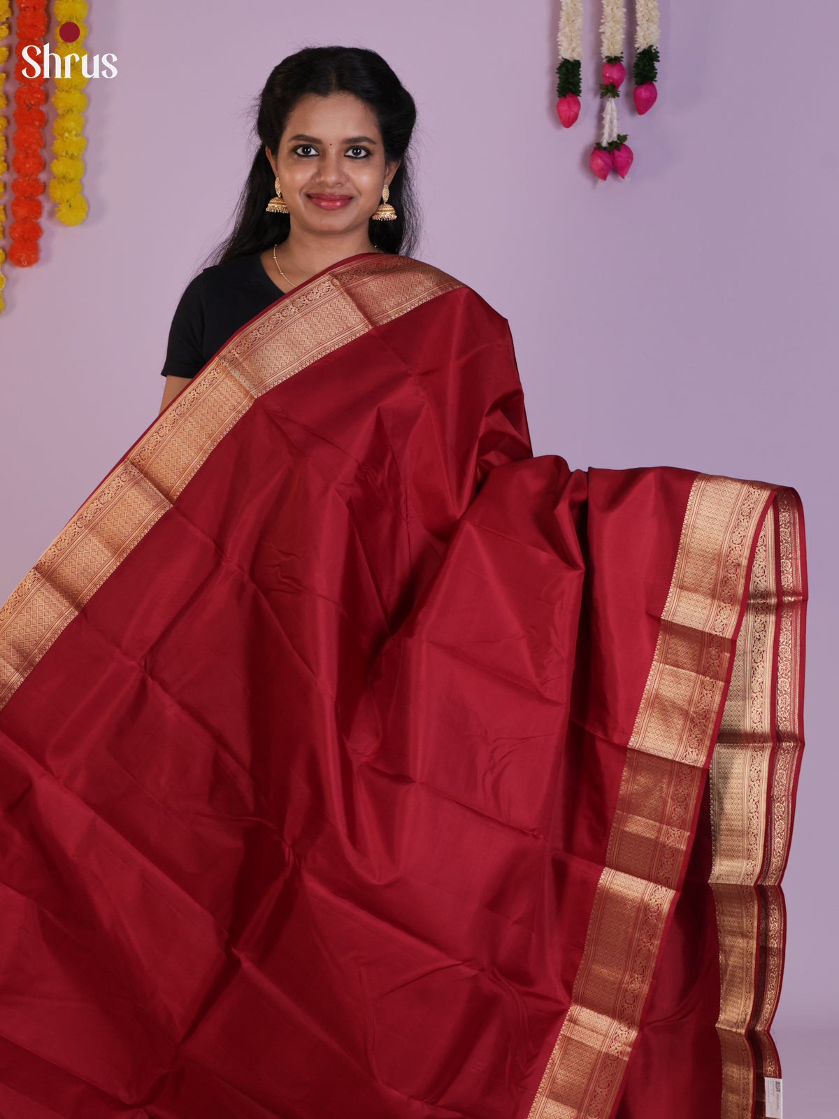 DIS30261 - Kanchipuram silk (HR) Saree - Shop on Shrus.com