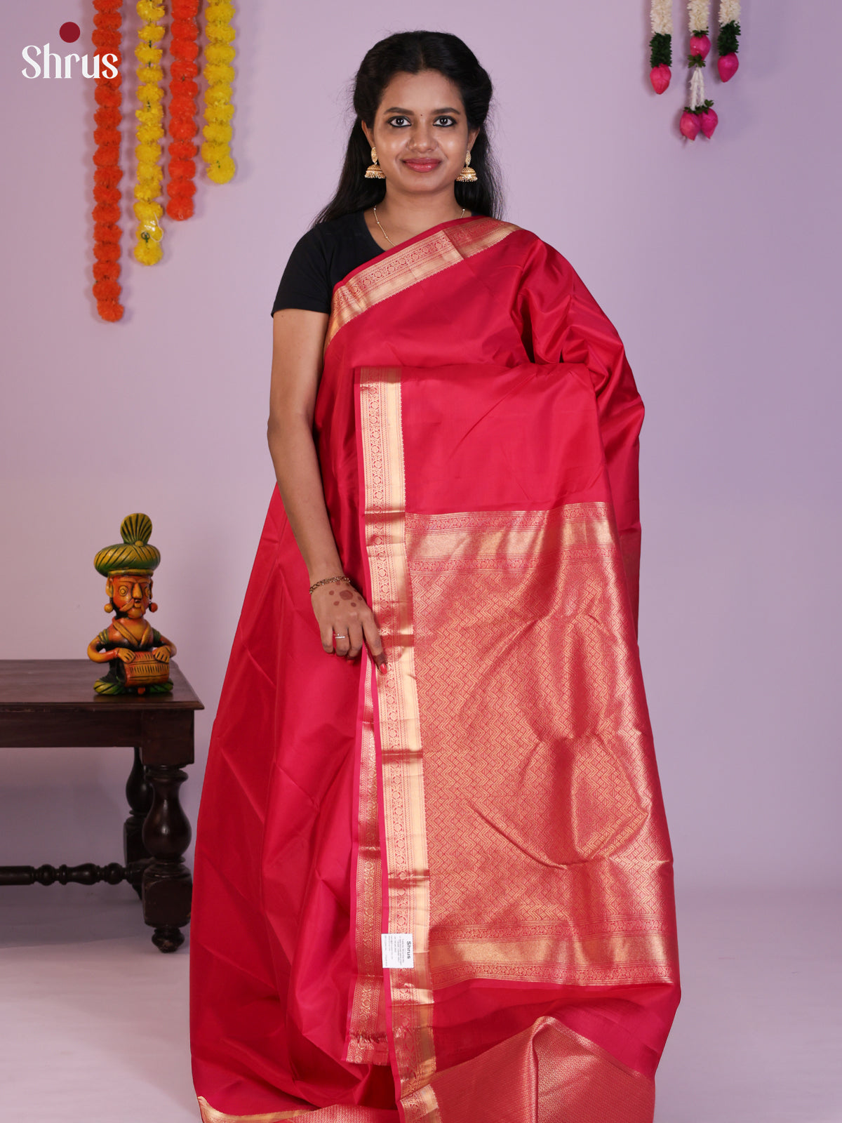 DIS30263 - Kanchipuram silk (HR) Saree - Shop on Shrus.com