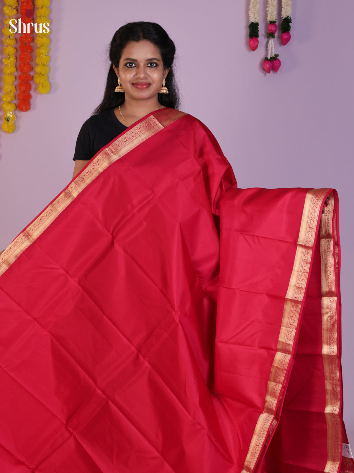 DIS30263 - Kanchipuram silk (HR) Saree - Shop on Shrus.com