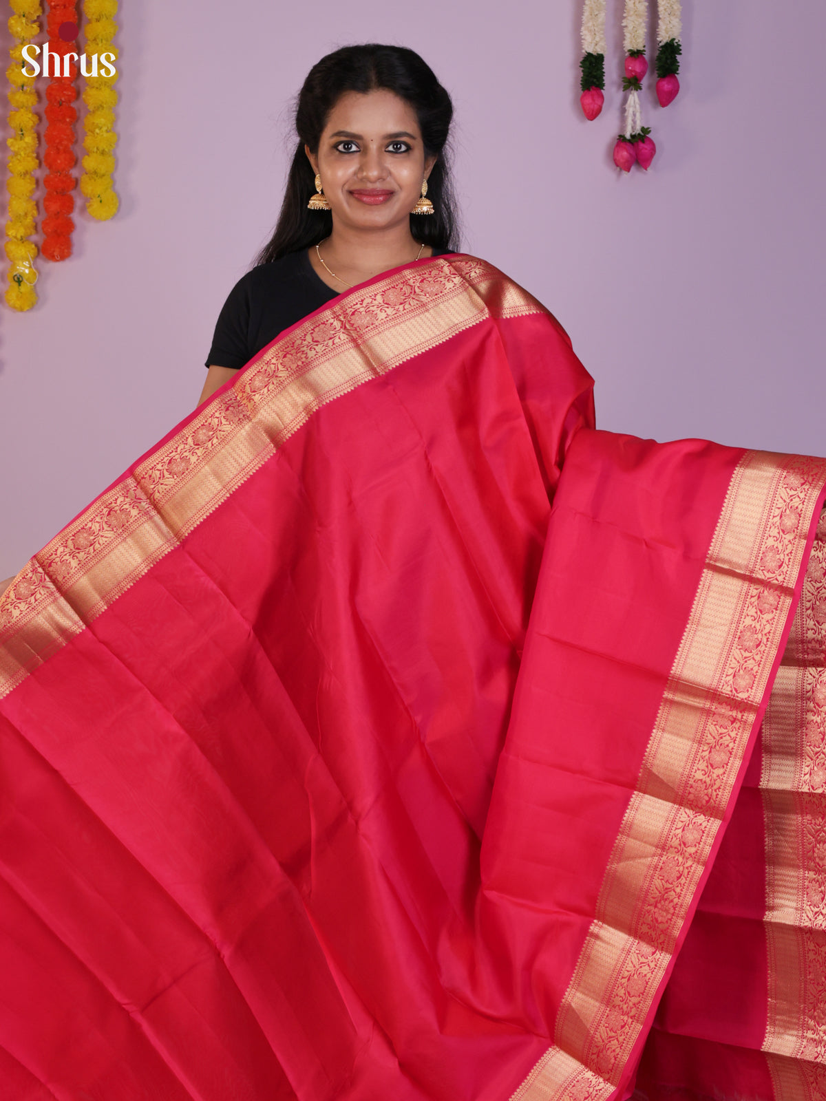 DIS30272 - Kanchipuram silk (HR) Saree - Shop on Shrus.com