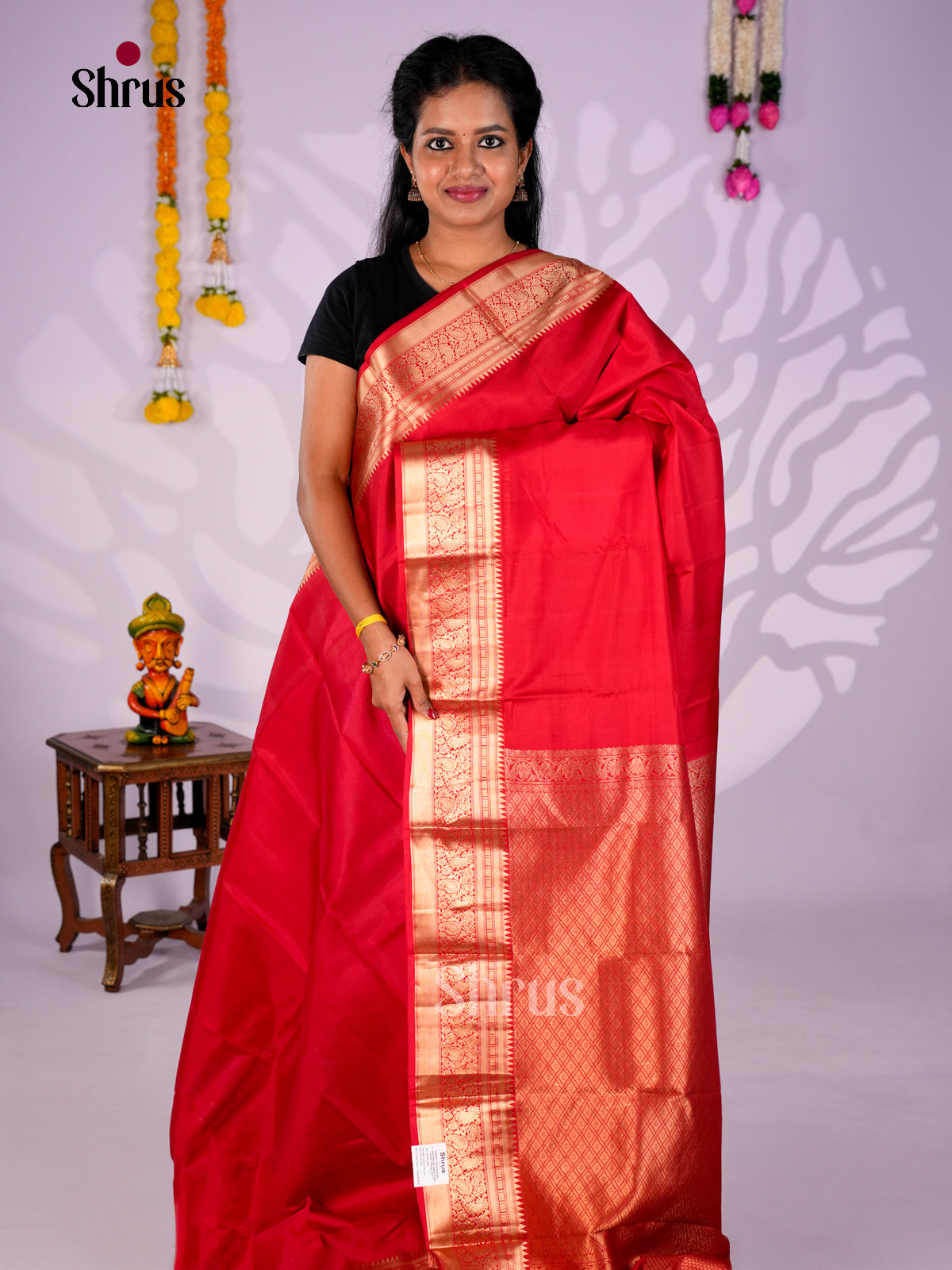 DIS30273 - Kanchipuram silk (HR) Saree - Shop on Shrus.com