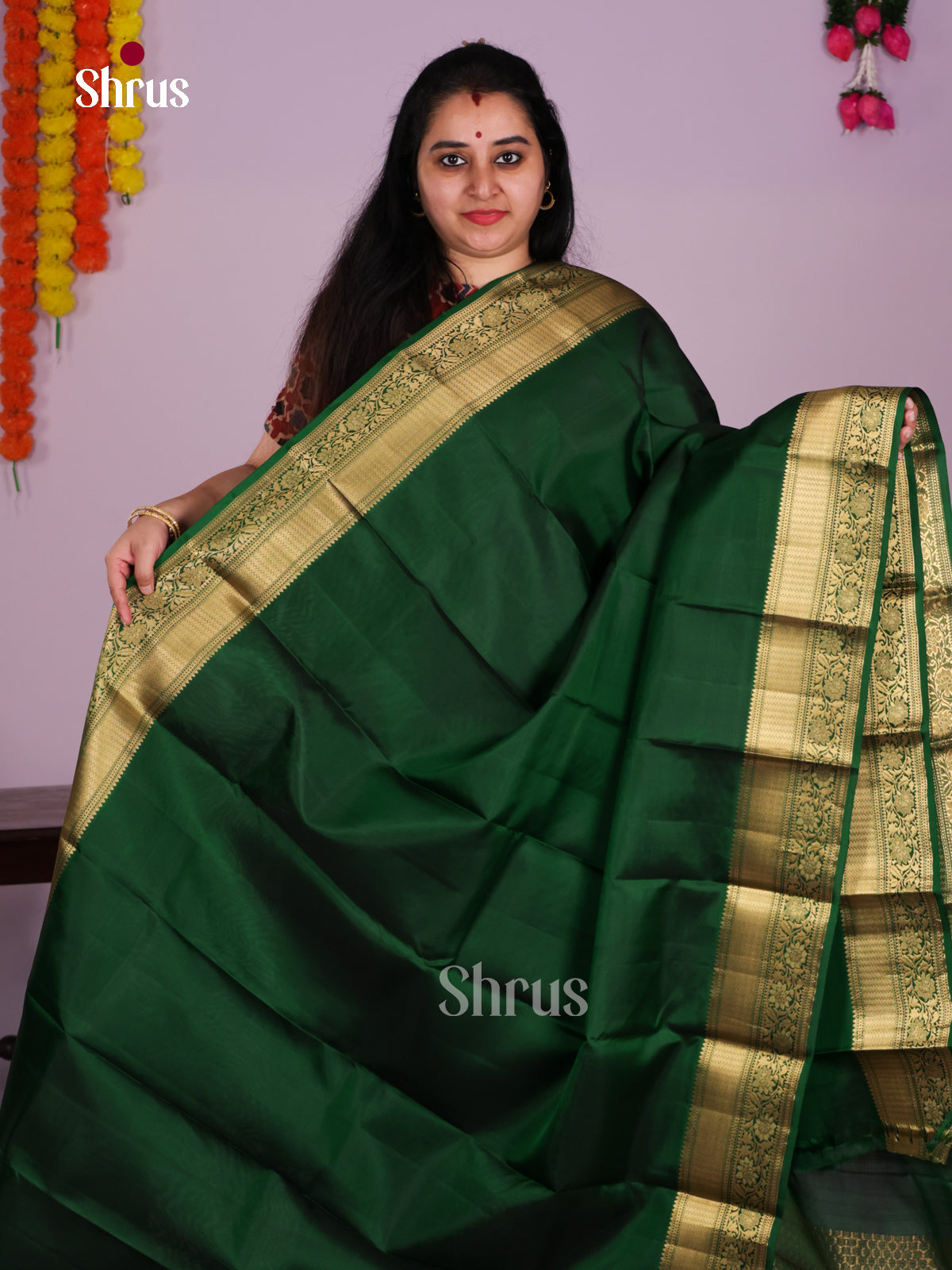 DIS30278 - Kanchipuram silk (HR) Saree - Shop on Shrus.com