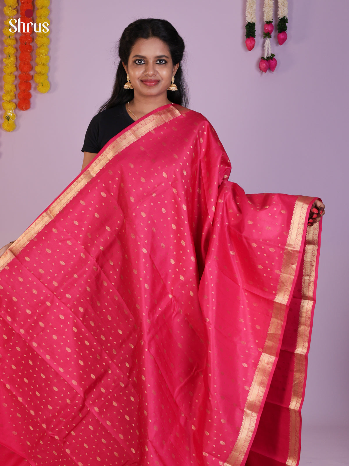 DIS30290 - Kanchipuram silk (HR) Saree - Shop on Shrus.com