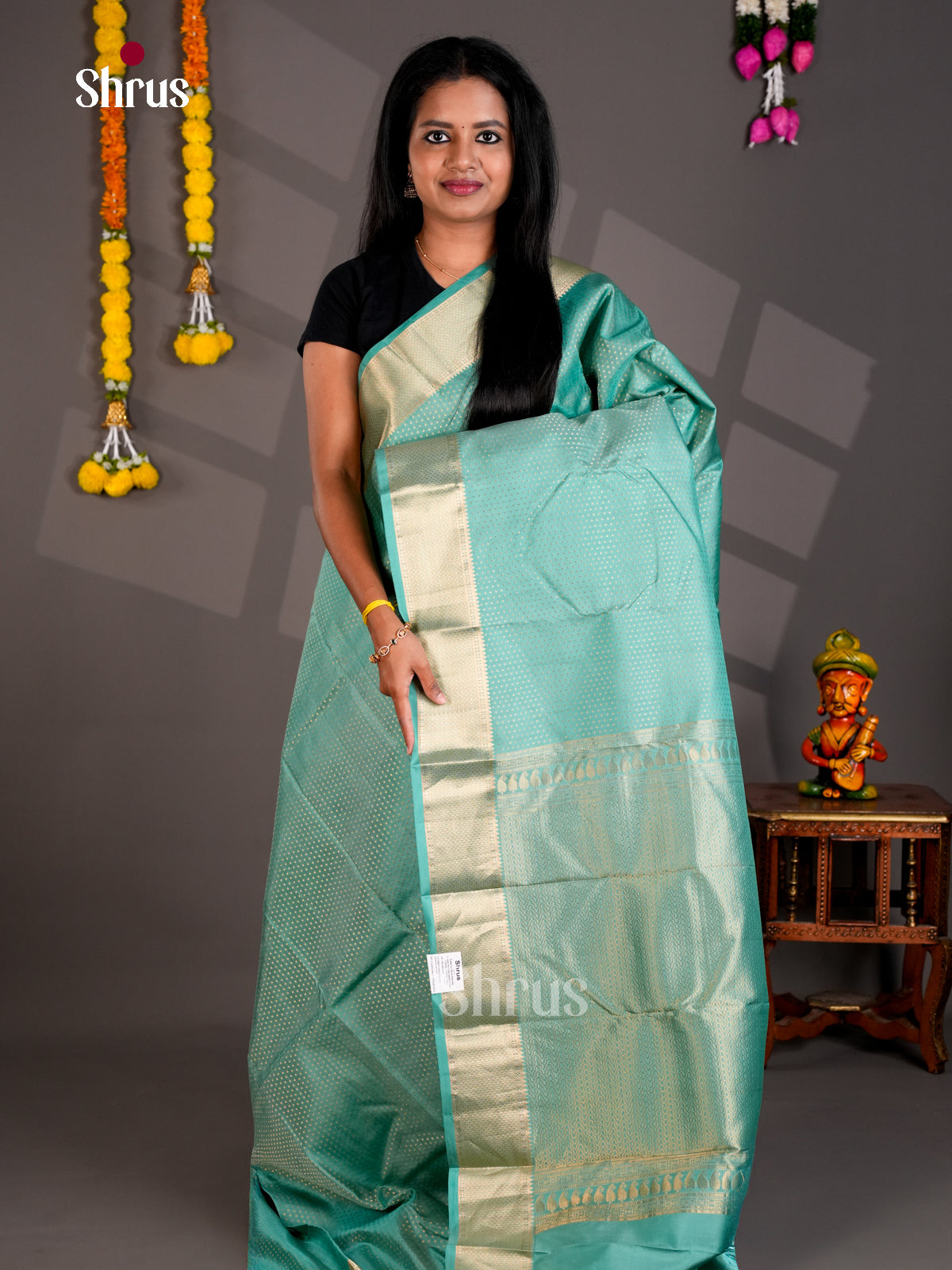 DIS30300 - Kanchipuram silk (HR) Saree - Shop on Shrus.com